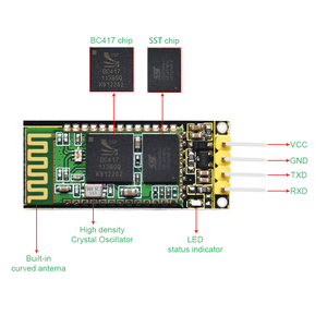 Keyes tudio 2.4GHz ISM BT 2.1 + EDR Standard Blue Tooth Modul Drahtlose Daten übertragung für HC-06 BT Modul für Arduino - Product Image 1