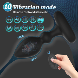 Ylove công nghệ cao ứng dụng mạnh mẽ/điều khiển từ xa Silicone lỏng mông cắm hậu môn Vibrator Massager Đồ chơi tình dục cho nam giới - Product Image 6