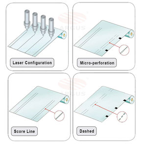 ARGUS New <strong>Condition</strong> CO2 Laser 2-Head Automatic <strong>Computer</strong>-<strong>Controlled</strong> Easy Tear Line Marking Machine for PVC/PE/PET AI DXF BMP