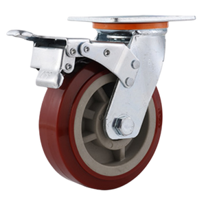 CMCL Hot Sale Caster 6IN Polyurethan Hochleistungs-PU-Rollen Räder Maschinen rollen - Product Image 4