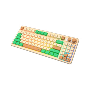Gamer de alta calidad Rainbow Glow Logotipo personalizado Tres modos con función FN Teclado alemán para tableta - Product Image 2