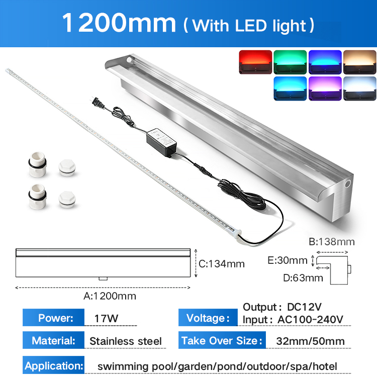 Silver 1200mm-17W + Adaptateur
