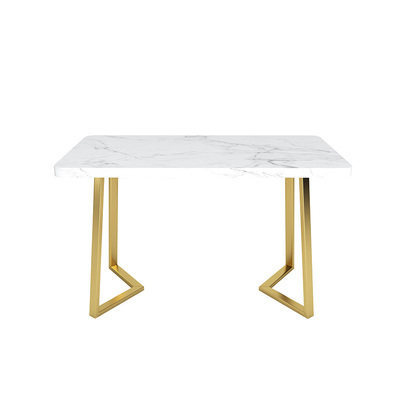 V-shaped legs long table