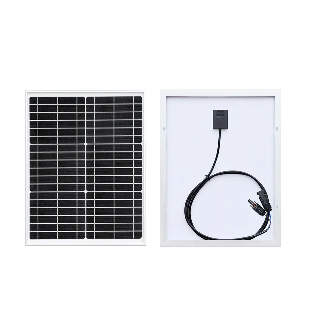 Pannello solare rigido 20w vetro temperato Mono ad alta efficienza PV monocristallino