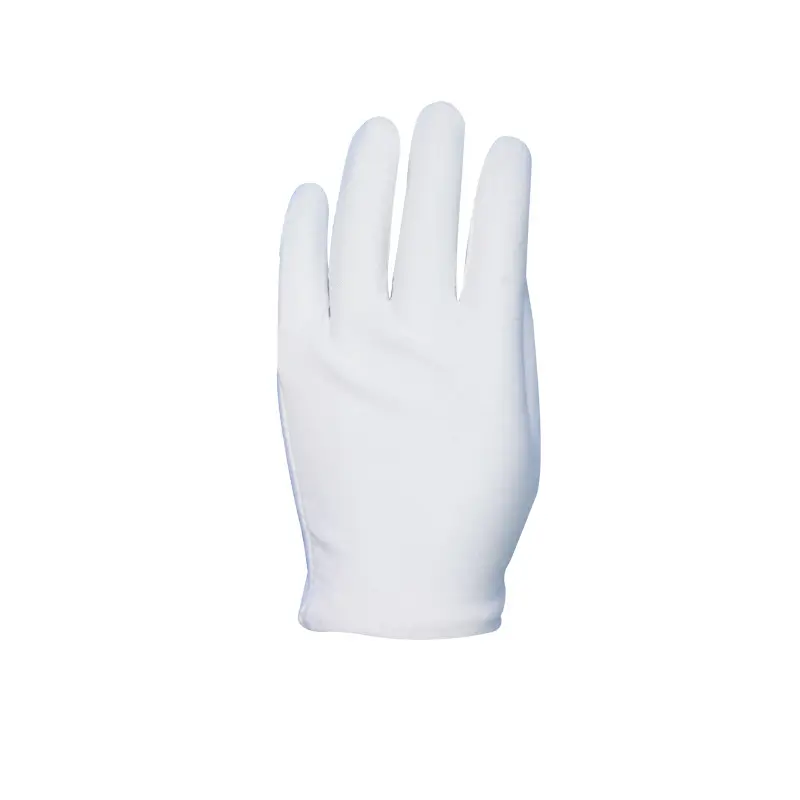 Gants haute performance avec logo personnalisé pour spectacle d'enfants gants d'étiquette de mitaines uniformes en coton blanc naturel