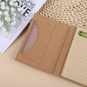 厂家定制创意折叠型记事本带尺多功能便签套装 - Product Image 5