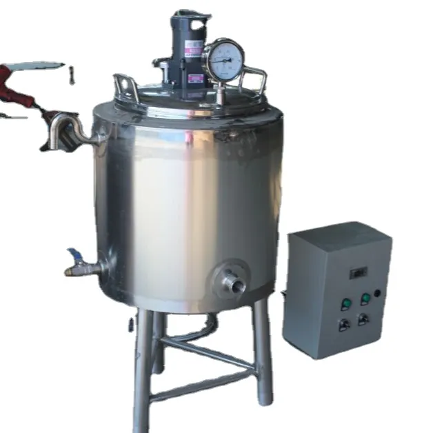 Máquina de pasteurização do mel, pequeno equipamento de pasteurização do suco leite para venda, máquina de pasteurização do leite