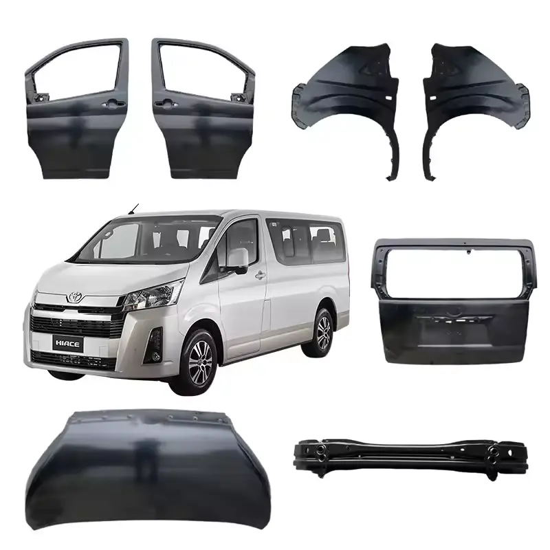 Factory direct sales aftermarket right side front car door panel for hiace VI Box 2019 2021 2023