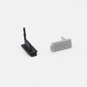 免费样品硅胶软微型USB和C型盖便携式橡胶防尘塞保护器 - Product Image 3