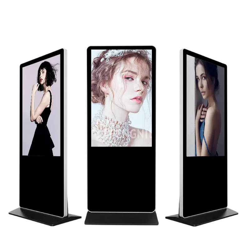 43 Inch Vertical Stand Floor Led Lcd Komersial Layar Layar Layar Iklan Digital Tampilan Harga