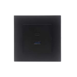 Excelente estándar USB + Zócalo DE LA PC Panel DE LA PC Durable Usb Enchufe de pared Tipo C - Product Image 5