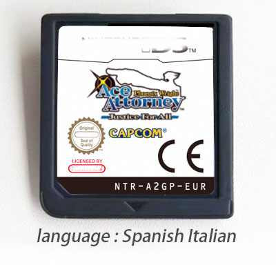 Ace Attorney - Justice pour tous espagnol, italien
