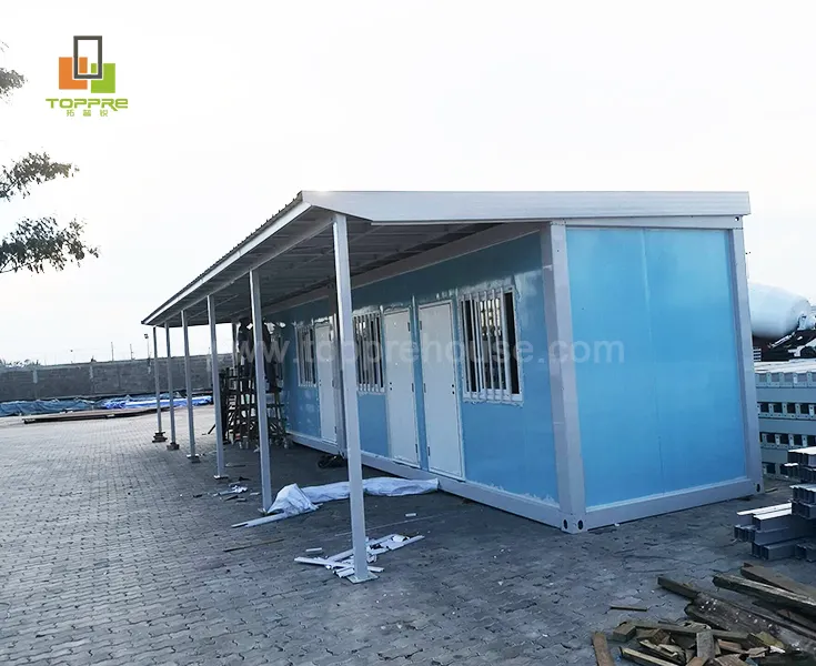 Container Badezimmer Kapsel haus leben 20ft maßge schneiderte Container häuser mit Dach vorgefertigten schwimmenden Raum in Islamabad