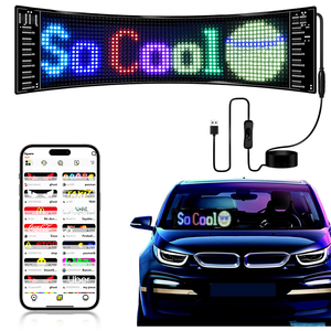 בקרת אפליקציה גמיש לוח שלטי <span class=keywords><strong>LED</strong></span> התאמה אישית של תצוגת שלטי <span class=keywords><strong>LED</strong></span> חכמה לתכנות מסך <span class=keywords><strong>LED</strong></span> לרכב פאנל <span class=keywords><strong>led</strong></span> מטריקס לרכב - Product Image 2