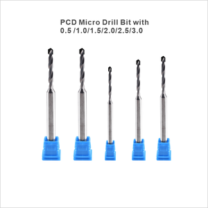 BKEA PCD Micro Drill Cutter Diamond Deep Hole Long Neck Small Mini Drill Bit Carbon Glass Engraving Cutting Tool - Product Image 3