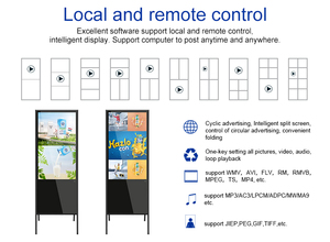 Gran oferta, señalización digital de pie para interiores, pantalla de publicidad de red inteligente, póster de medios LCD, pantalla de publicidad LCD - Product Image 6