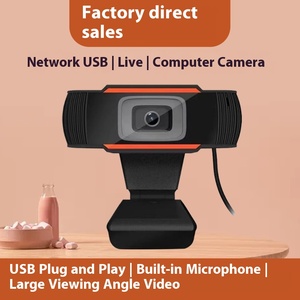 Niedriger Preis USB 2.0 Webcam Computer kamera Web kamera für Online-Klassen Video konferenzen Live-Streaming Autofokus Mikrofon - Product Image 2