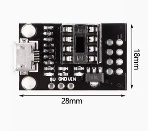 Entwicklungs platine ATtiny13A/ATtiny25/ATtiny85/ATtiny45 steck bare Entwicklungs programmier karte - Product Image 4