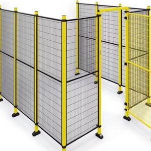 Rete metallica saldata pannello di recinzione per officina di fabbrica foro quadrato di separazione recinzione con servizi di taglio e piegatura personalizzati - Product Image 3