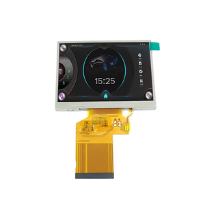 3,5-Zoll-TN-TFT-LCD-Anzeigemodul 320x240 Trans flektiv mit 6H RGB TTL 54-poliger Schnitts telle Sonnenlicht lesbares Außen display