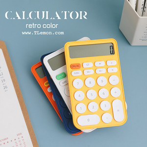 Calculadora de escritório, 2022, moda, doce, cor, calculadora, aprendizagem, escritório, contabilidade, mini, portátil, display de 12 dígitos, tela grande