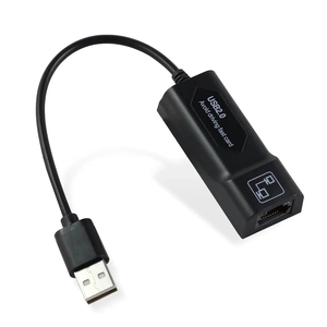 อะแดปเตอร์เครือข่ายแลน RJ45กิกะบิต USB 2.0แบบพกพา10/100/1000 Mbps การ์ดเครือข่ายอีเทอร์เน็ตภายนอกสำหรับพีซีและคอมพิวเตอร์ - Product Image 1