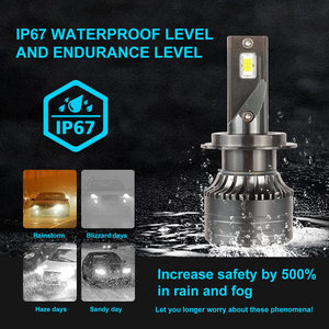 ไฟหน้า H4 LED สำหรับรถมอเตอร์ไซค์9004ไฟหน้า LED ไฟสูงต่ำ H1/H7/H11/9005 - Product Image 5