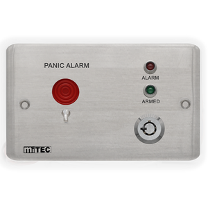 MiTEC-Panel de control de alarma de seguridad para edificios, sistema de alarma de puerta de 1 a 4 zonas, oficina, apartamento, tienda, banco, salida de alarma con cable
