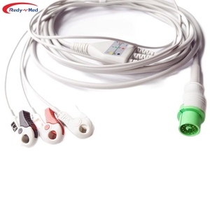 Fukuda Denshi Dynascope uyumlu 3 kurşun/5 kurşun ekg hasta CableClip/Snap tıbbi sarf malzemeleri için DS-7000DS-7100DS-7200DS-7300 - Product Image 5