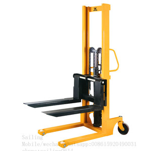 手動スタッカー1.6mリフト高さ油圧ハンドスタッカー - Product Image 3