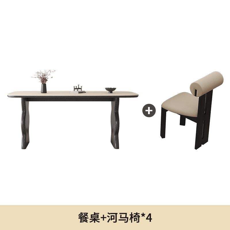 Mesa de comedor y sillas hipopótamo *4