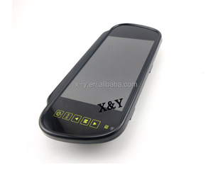 7 Inch TFT <strong>LCD</strong> High Resolution Car Rear View Mirror Monitor with CCD Imaging Sensor DC 12V/24V for Reversing Camera Car Mirror - Product Image 3