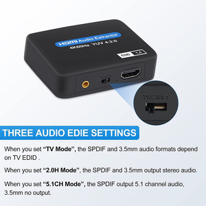 เครื่องแยก HDMI1.4คุณภาพสูงเป็น HDMI + RL + SPDIF 4K/60Hz (YUV4:2:0) แยกสัญญาณเสียง HDMI 4K 60Hz