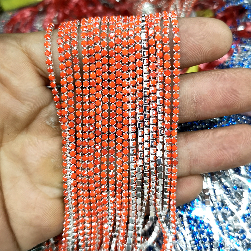 Coral rojo a base de plata