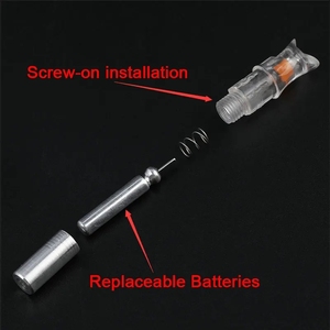 เครื่องยิงธนูอัตโนมัตินำแสงแสงน็อกหางเปลี่ยนแบตเตอรี่ ID6.2mm/ลูกศร7.6มม. ป้องกันการสั่นไหวของล่าสัตว์