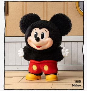 100% otantik 8 adet/takım POP Mart Mickey aile serisi gizem kutusu POPMART vinil yüz Plushy kör kutu aksiyon figürü oyuncak - Product Image 2