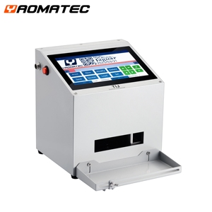 Yaomatec 12,7mm TD10 Tragbarer statischer Desktop-Tinten strahl drucker Datum Chargen code Seriennummer Codier maschine Statischer Tinten strahl drucker