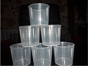 1.7 Oz 50mlPPプラスチック計量カップ医学用実験室ツールスケール液体カップ - Product Image 5