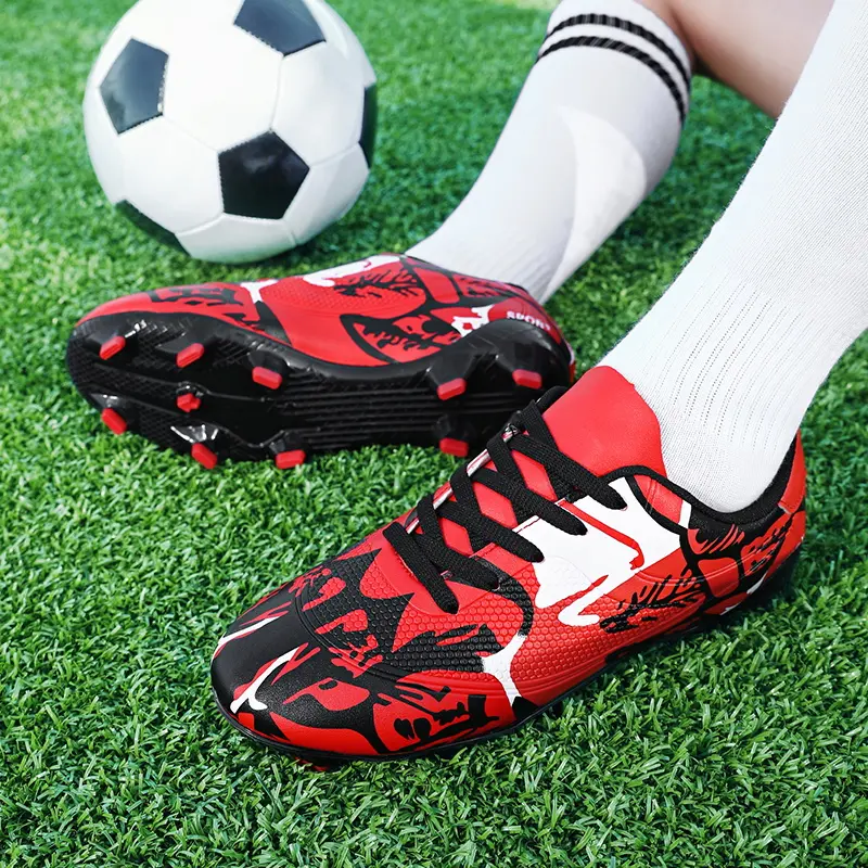Pabrik grosir Tpu sepatu sepak bola sepatu bot anak-anak laki-laki perempuan Sneakers latihan luar ruangan cleat sepatu sepak bola