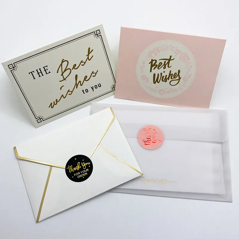 Benutzer definierte Druck Logo Mode Luxus papier Gruß Geschenk karten danke Visitenkarte