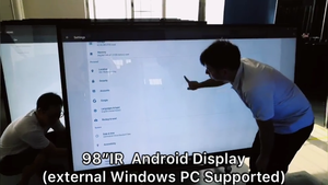 PCT 98 zoll <span class=keywords><strong>LCD</strong></span> <span class=keywords><strong>Display</strong></span> Multi touch screen smart Board digitale interaktive whiteboard für multimedia lehre konferenz AD