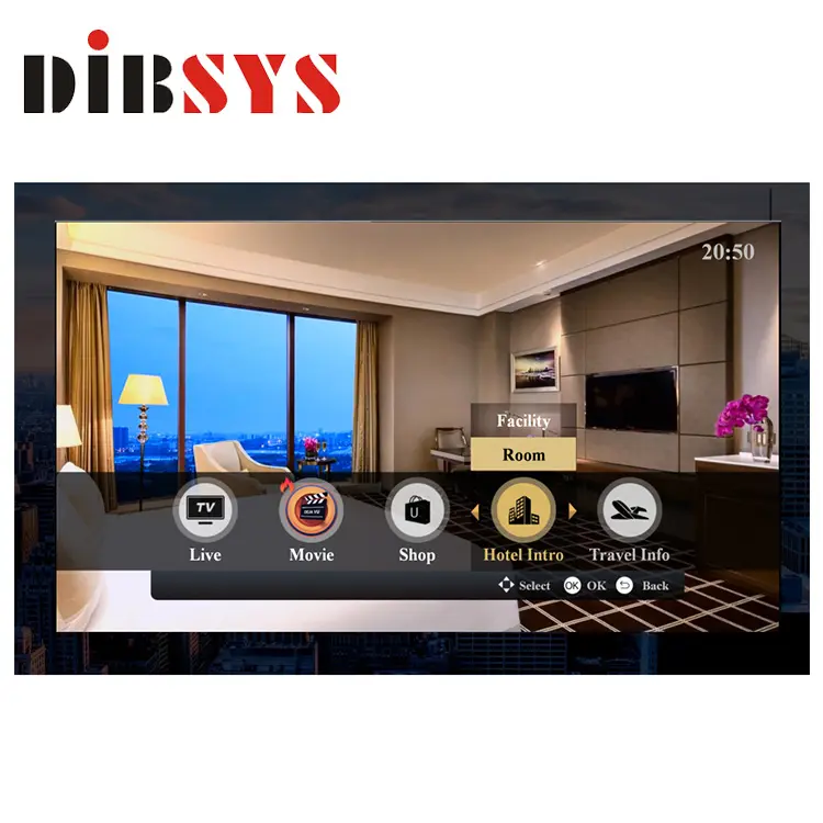 Iptv albergo vod middelware ip tv box android con la nube piattaforma di gestione