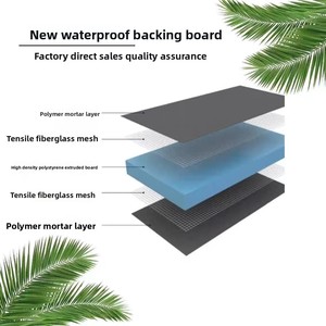 YEKUN disesuaikan tahan air semen lapisan Xps busa papan penyokong Shower halus diproses panel Sandwich ubin kamar mandi Backe - Product Image 6