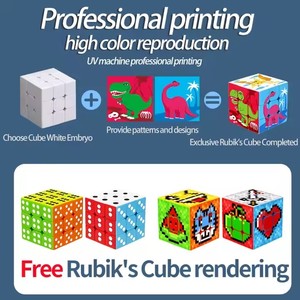 Di alta qualità Custom3x3x3 cubo magico vendita colorato in plastica ABS decompressione Puzzle Fidget cubi magici giocattolo per bambini - Product Image 3