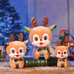 New đáng yêu Santa Claus Elk Tree PP bông Thú nhồi bông búp bê rửa kỹ thuật món quà giáng sinh cho trẻ em Kid trang trí - Product Image 2