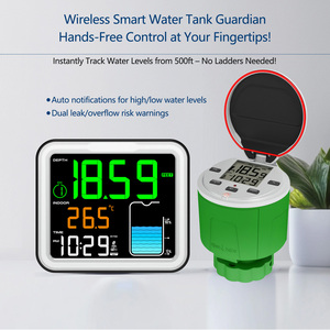 FT0024 Monitor de nivel de líquido inalámbrico de 8 canales con sensor de temperatura-Rango de 150m, pantalla LCD y alarmas - Product Image 2