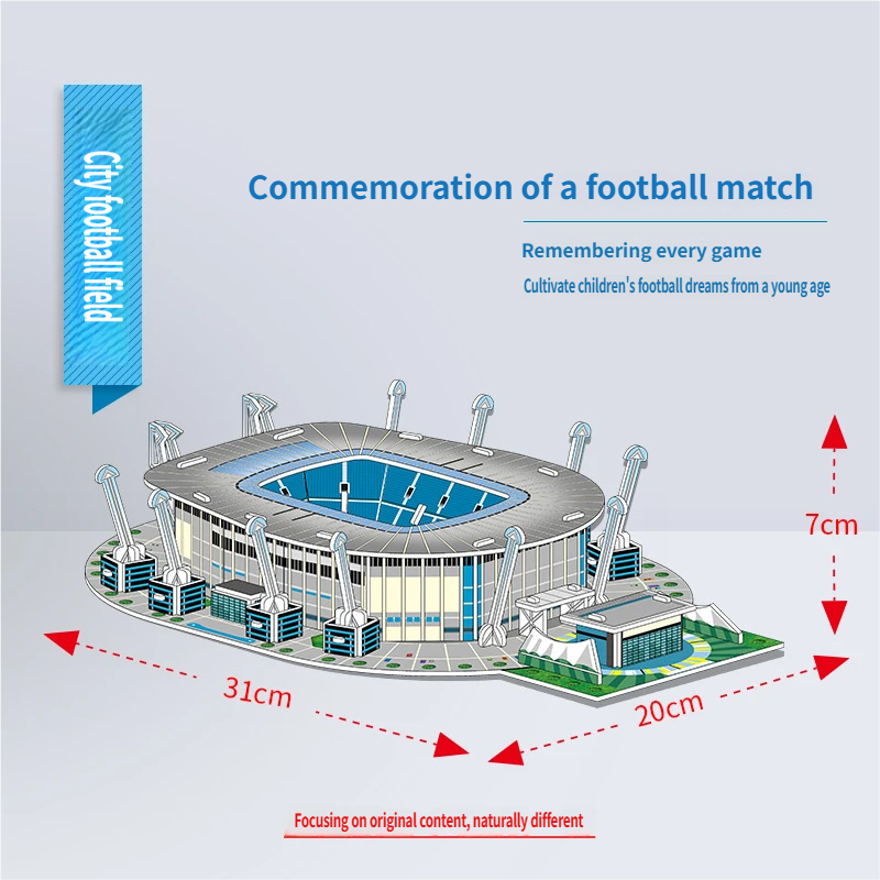 Stade de football de la ville 1891-R