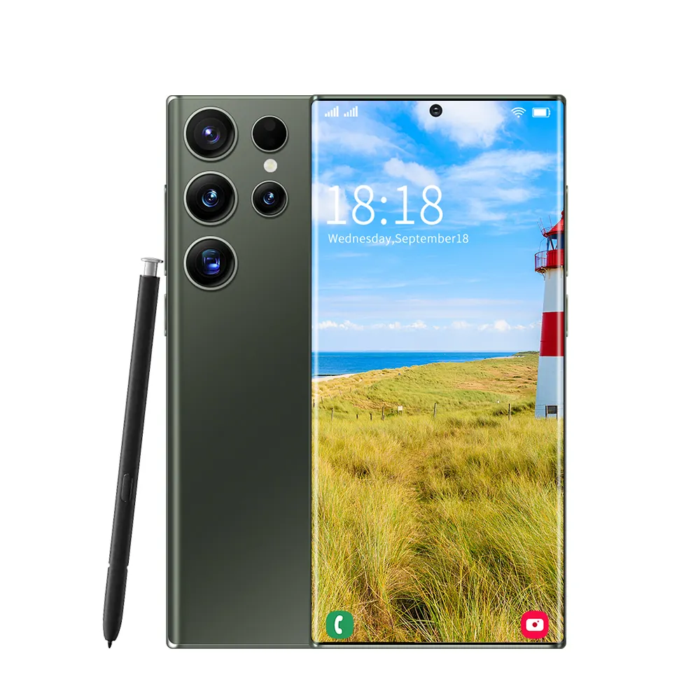 Sıcak satış toplu akıllı telefonlar S23 Ultra Android Smartphone 4G çift Sim cep telefonu ePen akıllı cep telefonu üreticileri