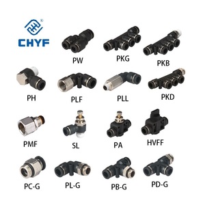 Ống nhựa nhanh chóng khớp nối 4 đến 12 mét khí nén không khí phù hợp PY/PU/PV/Pe/hvff/SA/PK ống khí kết nối - Product Image 2