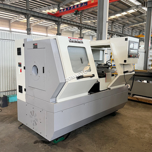 Siemens sistema di controllo tornio orizzontale Cnc tornio macchina per fresatura a letto piatto in metallo - Product Image 4